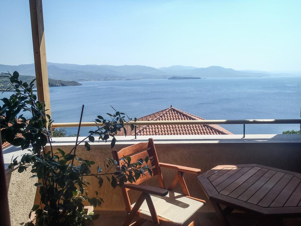 Vila Grand View Rhea Mithimna Exteriér fotografie