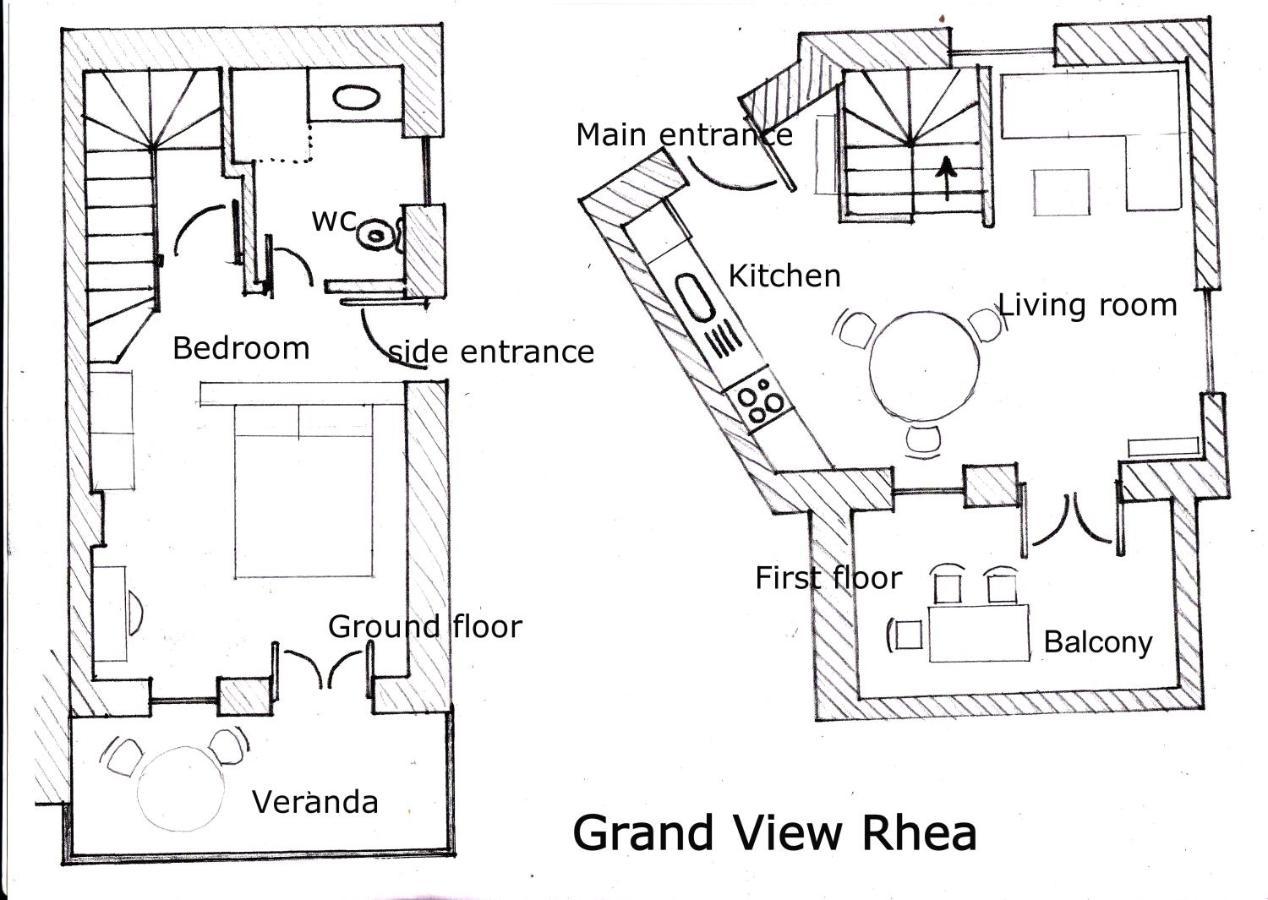Vila Grand View Rhea Mithimna Exteriér fotografie